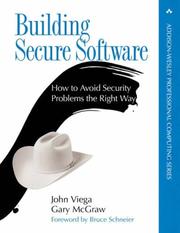 Cover of: Building Secure Software by John Viega, Gary McGraw