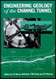 Cover of: Engineering geology of the Channel Tunnel by edited by Colin S. Harris ... [et al.].