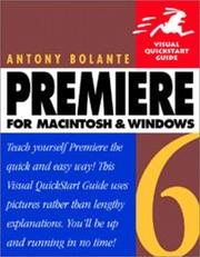 Cover of: Premiere 6 for Macintosh and Windows