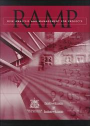 Cover of: RAMP =: Risk analysis and management for projects