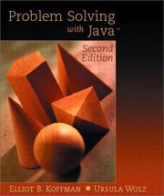 Cover of: Problem Solving with Java (2nd Edition) by Elliot B. Koffman, Ursula Wolz, Elliot Koffman