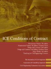 Cover of: ICE Conditions of Contract