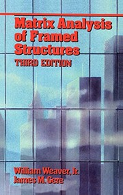 Cover of: Matrix Analysis of Framed Structures
