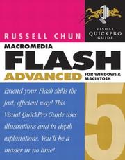 Cover of: Flash 5 Advanced for Windows and Macintosh Visual QuickPro Guide (With CD-ROM)