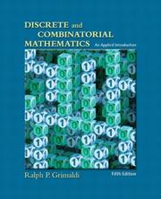 Cover of: Discrete and Combinatorial Mathematics by Ralph P. Grimaldi, Ralph P. Grimaldi