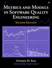 Cover of: Metrics and Models in Software Quality Engineering (2nd Edition) by Stephen H. Kan, Stephen H. Kan