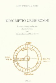 Cover of: Descriptio urbis Romae