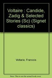 Cover of: Candide, Zadig, and Selected Stories by Voltaire