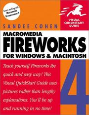 Cover of: Macromedia Fireworks 4 for Windows and Macintosh by Sandee Cohen