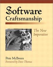 Cover of: Software Craftsmanship: The New Imperative