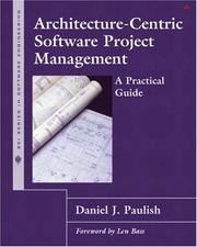 Cover of: Architecture-Centric Software Project Management: A Practical Guide (The SEI Series in Software Engineering)