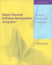 Cover of: Object Oriented Software Development Using Java (2nd Edition) by Xiaoping Jia