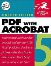 PDF with Acrobat 5 by Jennifer Alspach