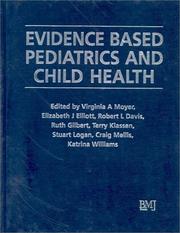Cover of: Evidence Based Pediatrics and Child Health (Evidence Based)
