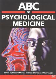 Cover of: ABC of Psychological Medicine (ABC)