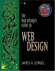 Cover of: Web Wizard's Guide to Web Design by James G. Lengel