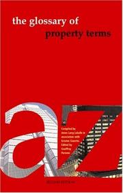 Cover of: Glossary of Property Terms