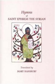 Cover of: Hymns of St. Ephrem the Syrian by Mary Hansbury