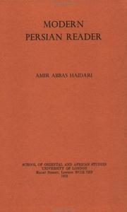 Cover of: A Modern Persian Reader | A. A. Haidari