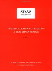 Cover of: The Hindi Classical Tradition (SOAS South Asian Texts) by R. Snell