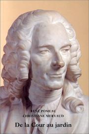 Cover of: De la Cour au jardin, 1750-1759 by René Pomeau
