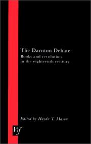 Cover of: The Darnton Debate (Vif S.)