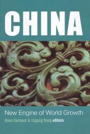 Cover of: China: new engine of world growth