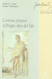 Cover of: Carmina Priapea by Pedro Luís Cano
