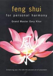 Cover of: Feng Shui for Personal Harmony by Gary Khor