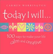 Today I Will by Carmen Warrington