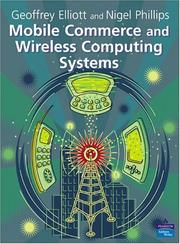 Cover of: Mobile Commerce and Wireless Computing Systems