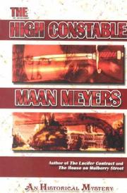 Cover of: The High Constable | Maan Meyers