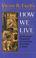 Cover of: How We Live