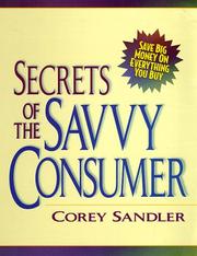 Secrets of the savvy consumer by Corey Sandler