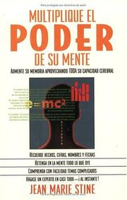 Cover of: Multiplique El Poder De Su Mente by Jean Marie Stine, Jean Marie Stine