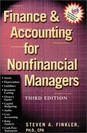 Cover of: Finance & Accounting for Nonfinancial Managers