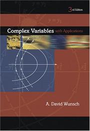 Cover of: Complex variables with applications by A. David Wunsch