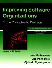 Cover of: Improving Software Organizations: From Principles to Practice