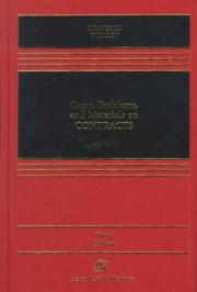Cover of: Cases, problems, and materials on contracts by Thomas D. Crandall