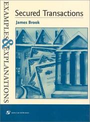 Cover of: Secured transactions by James Brook
