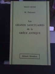 Cover of: Les grands sanctuaires de la Grèce by Marie Delcourt