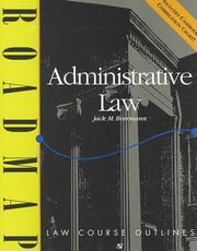 Cover of: Administrative law by Jack M. Beermann
