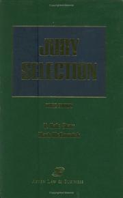 Cover of: Jury selection by V. Hale Starr