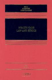 Cover of: Health care law and ethics