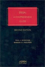 Cover of: ERISA: a comprehensive guide