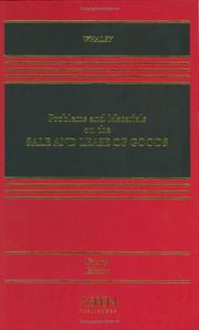 Cover of: Problems and materials on sale and lease of goods