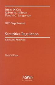 Cover of: Securities Regulation 2003 (Case Supplement)
