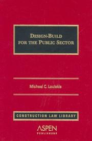 Cover of: Design-build for the public sector