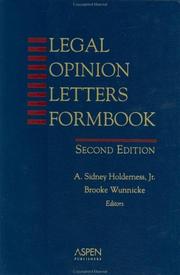 Cover of: Legal Opinion Letters Formbook, Second Edition