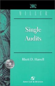Cover of: Single Audits 2002 (Miller Engagement) by Rhett D. Harrell